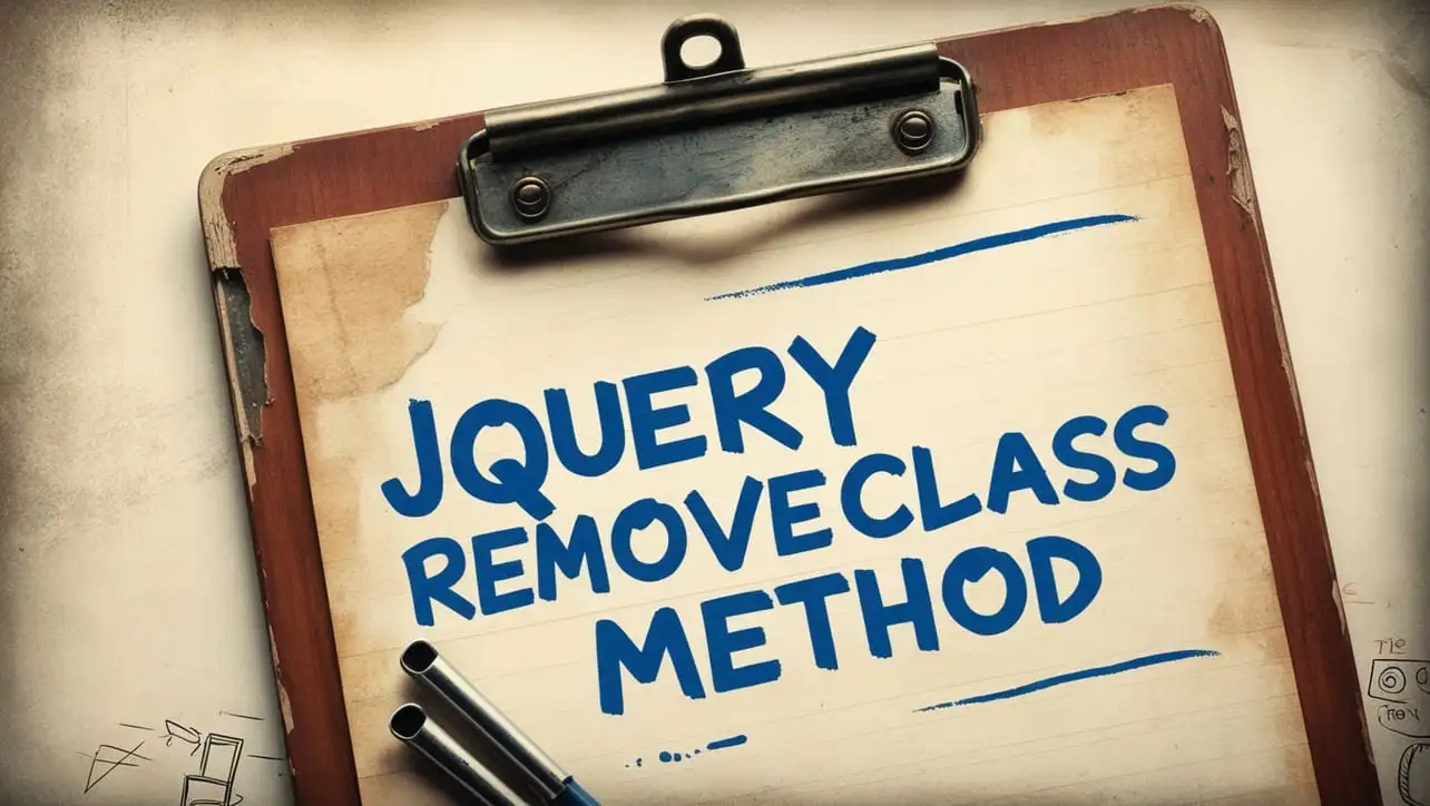 jQuery .removeClass() Method