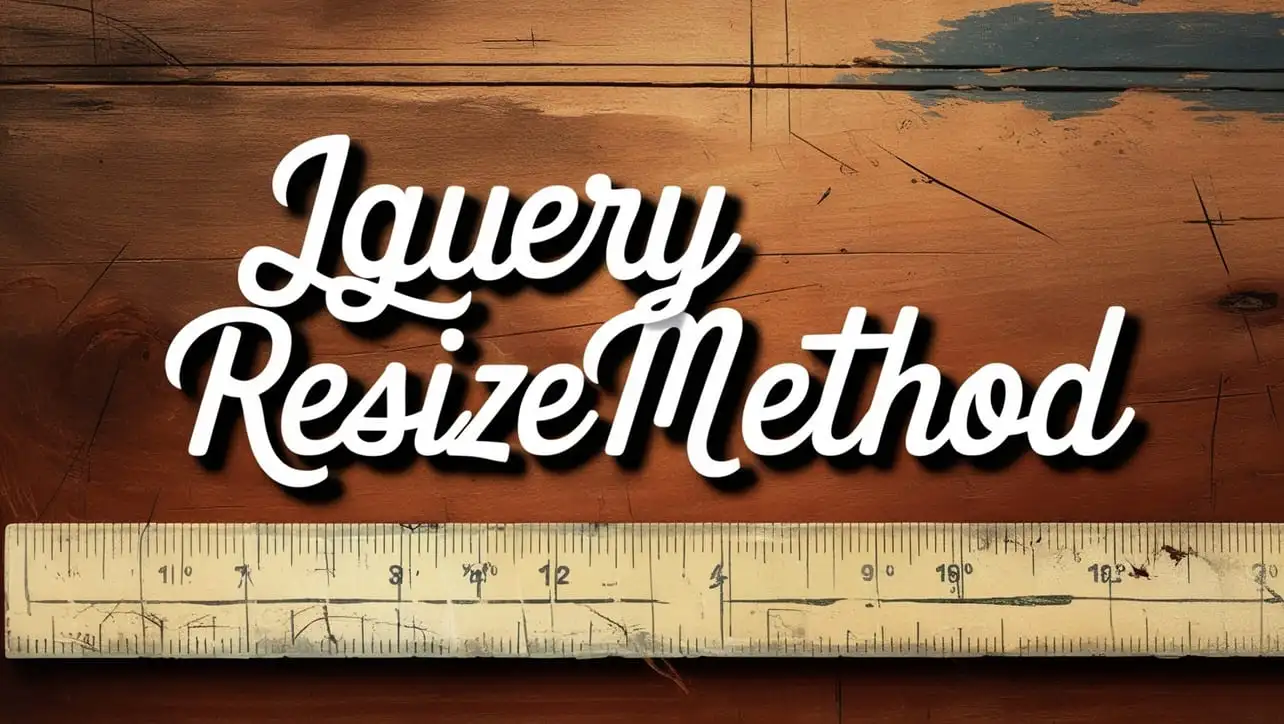 jQuery .resize() Method