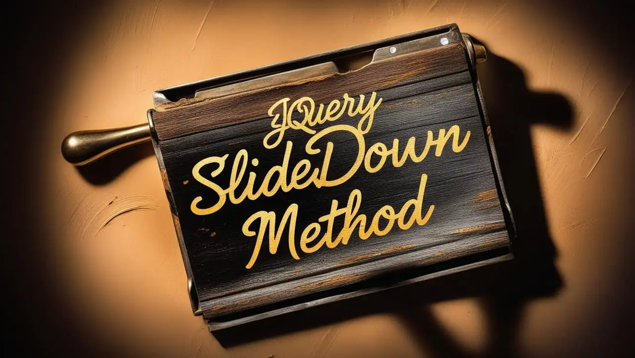 jQuery .slideDown() Method