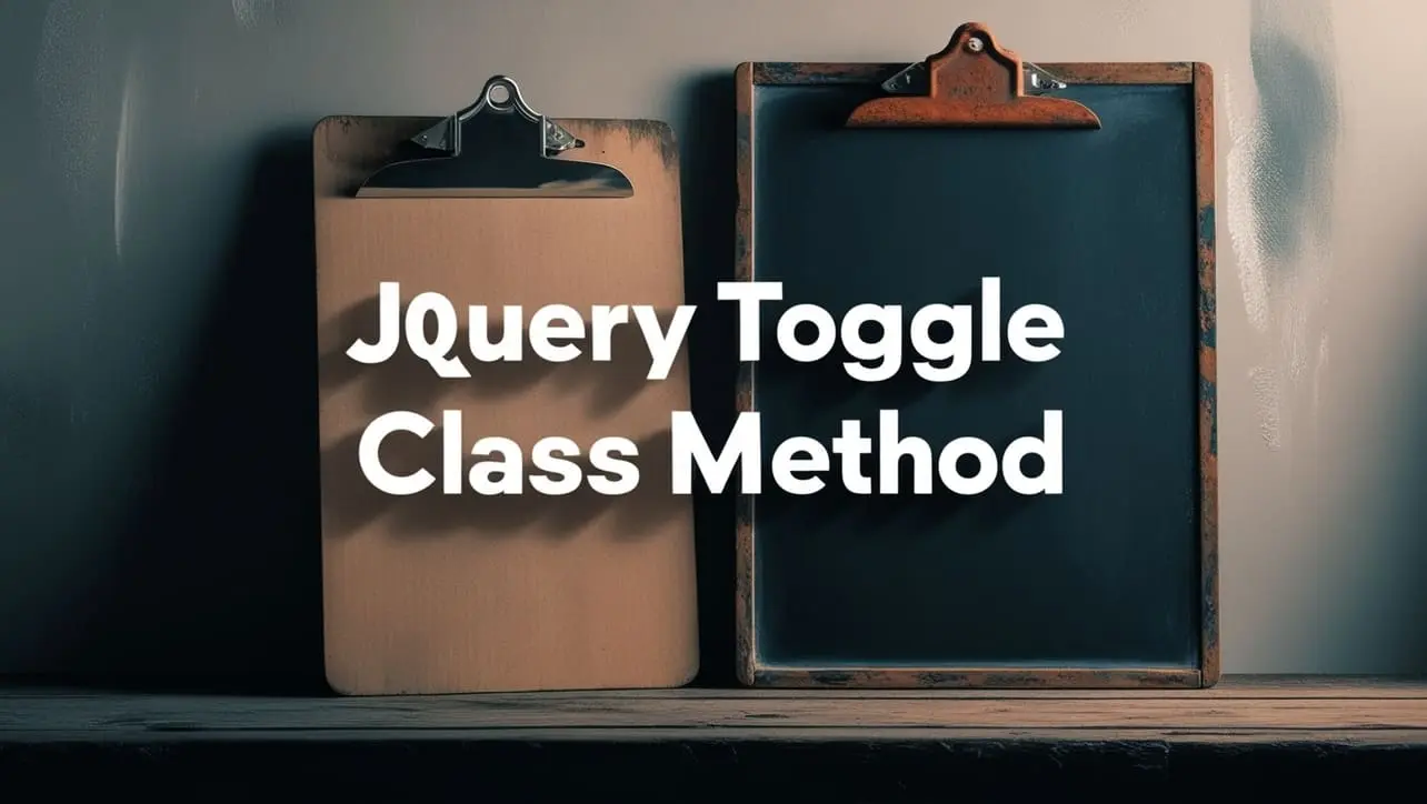 jQuery .toggleClass() Method