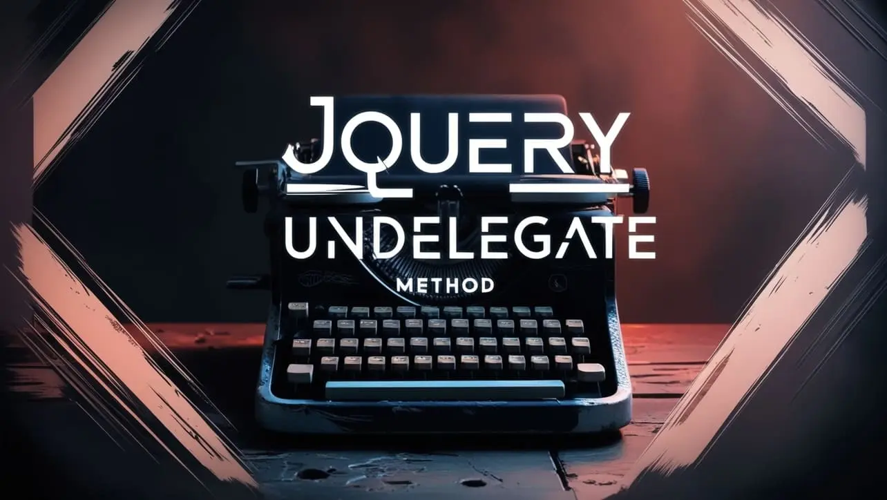 jQuery .undelegate() Method