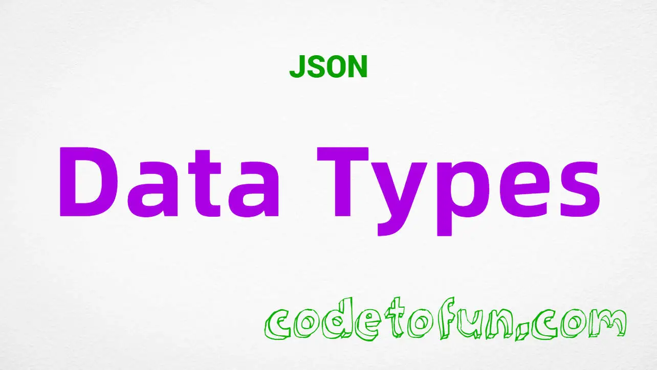 JSON data Types