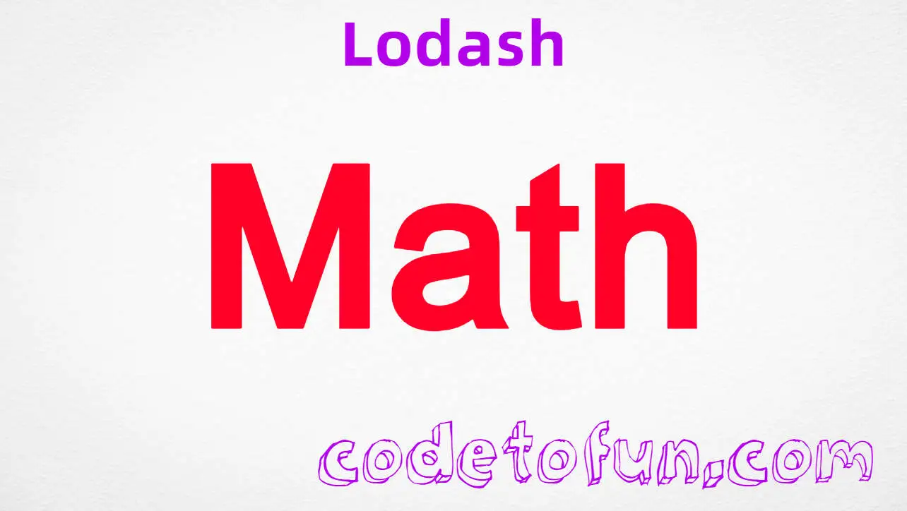 Lodash Math