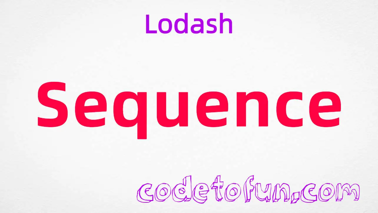 Lodash Seq