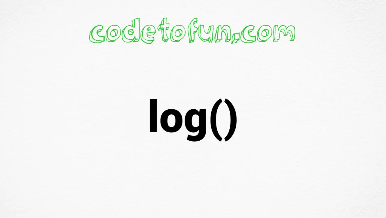 C log() Function