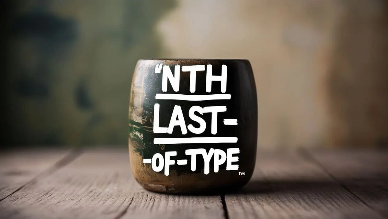 CSS :nth-last-of-type() Selector