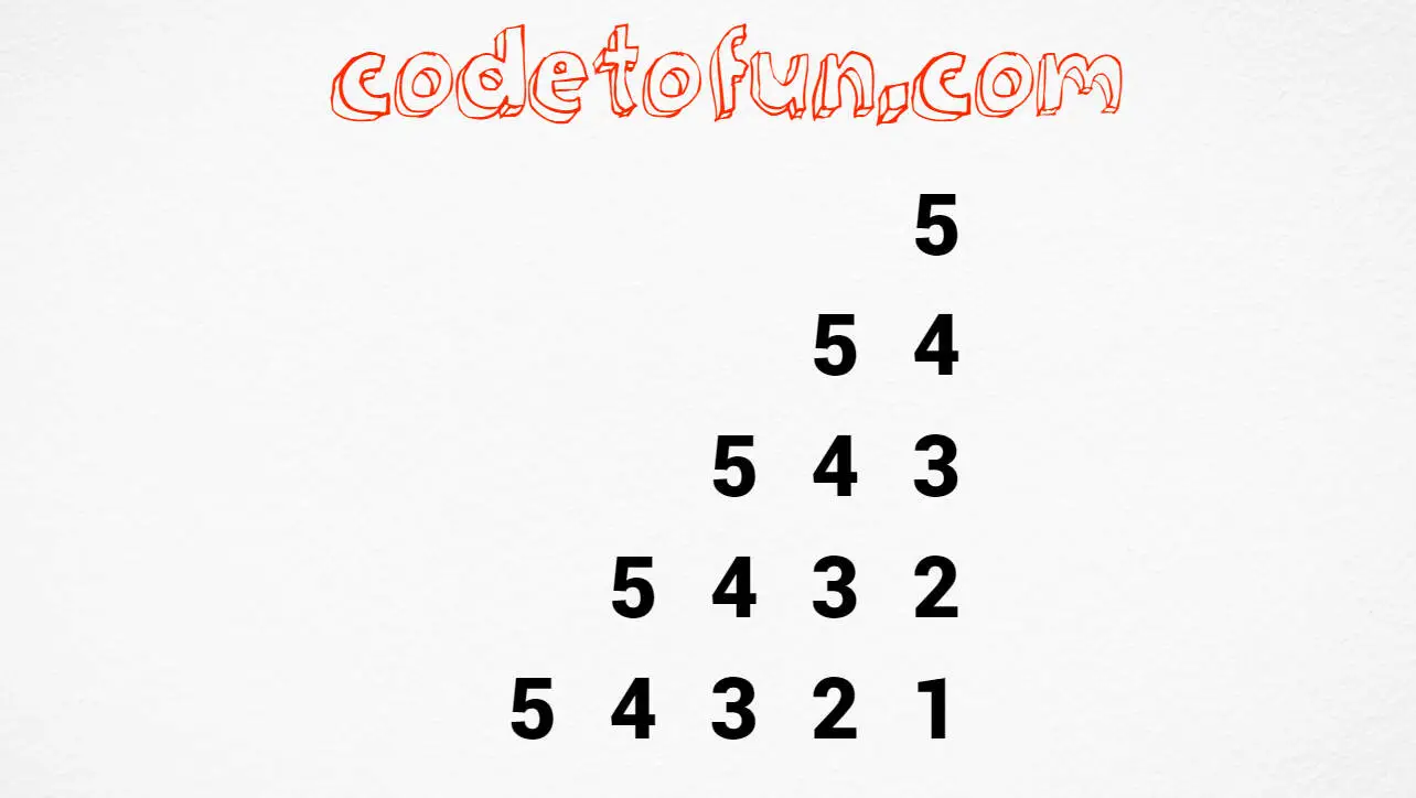 JavaScript Number Pattern 36