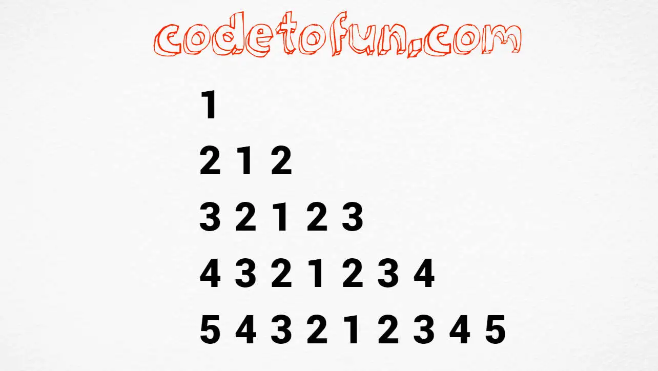 C++ Number Pattern 37