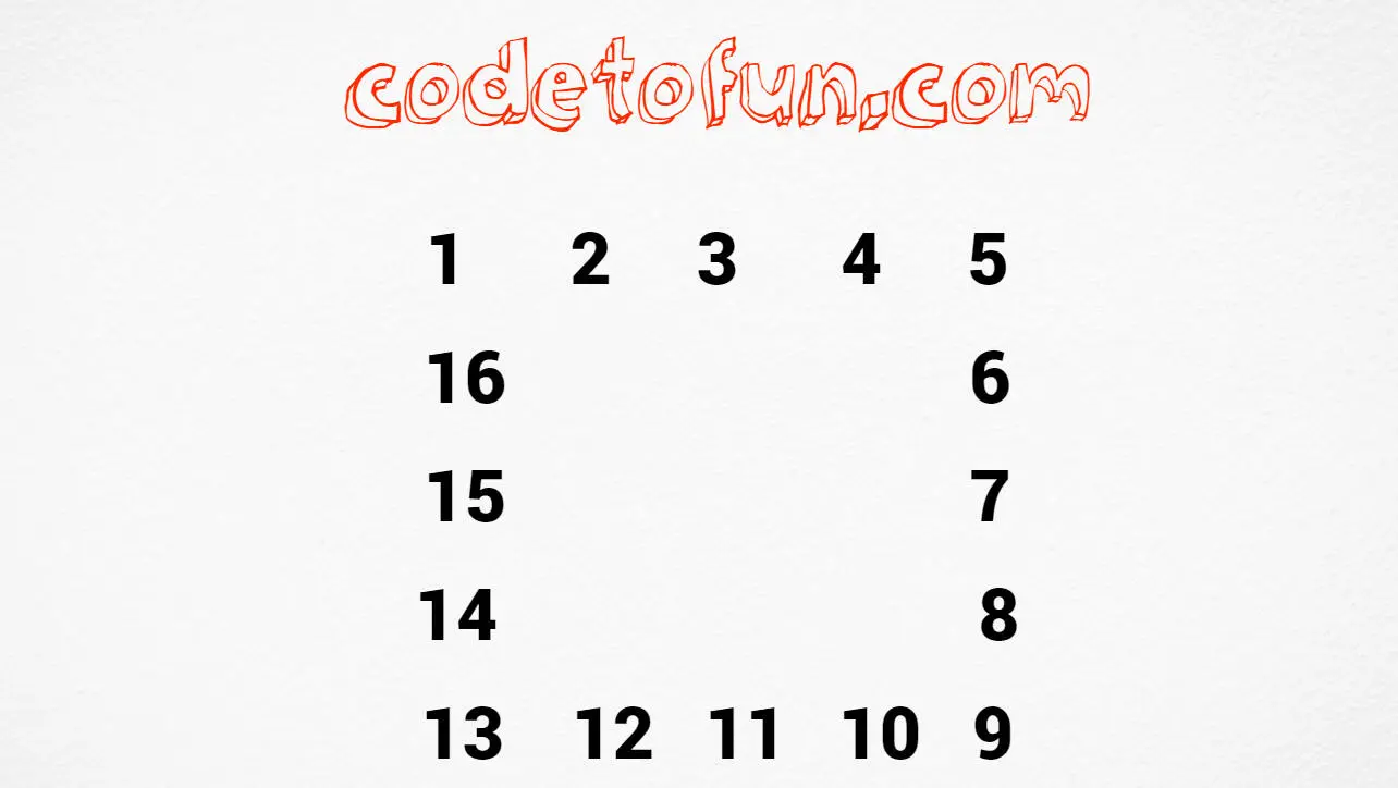 Java Number Pattern 59