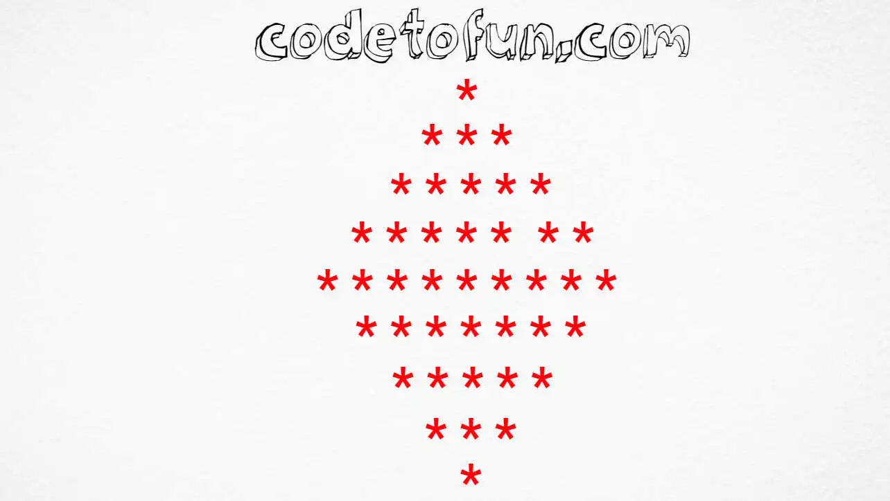 C Star Pattern 10