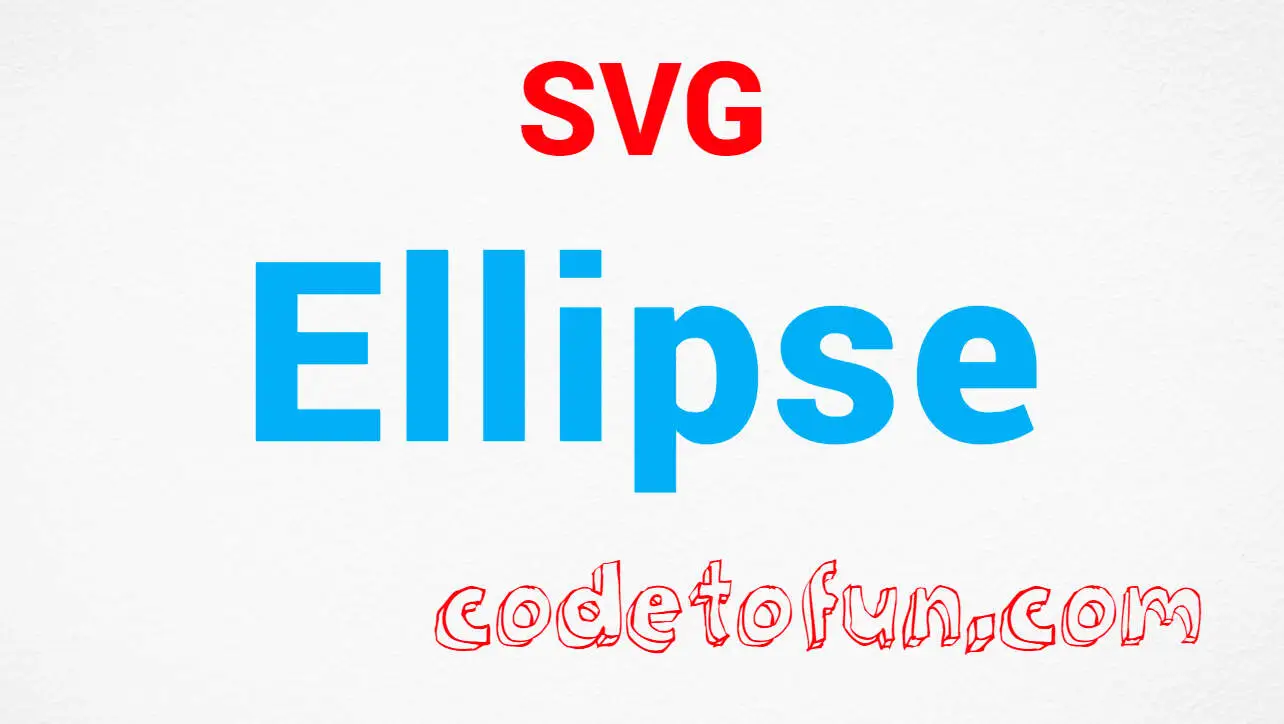 SVG Ellipse